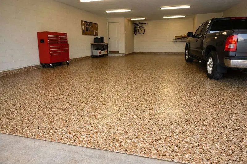 Flake epoxy garage floor Broward County FL