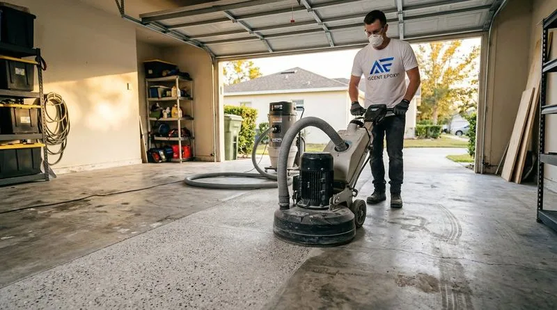 Diamond grinding concrete surface preparation Broward County